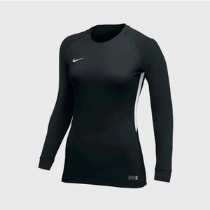 NWT WOMENS NIKE TIEMPO PREMIER LONG SLEEVE JERSET - BLACK